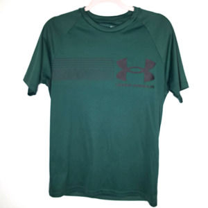 Under Armour Heatgear Loose Fit Emerald Green Shirt Size Small